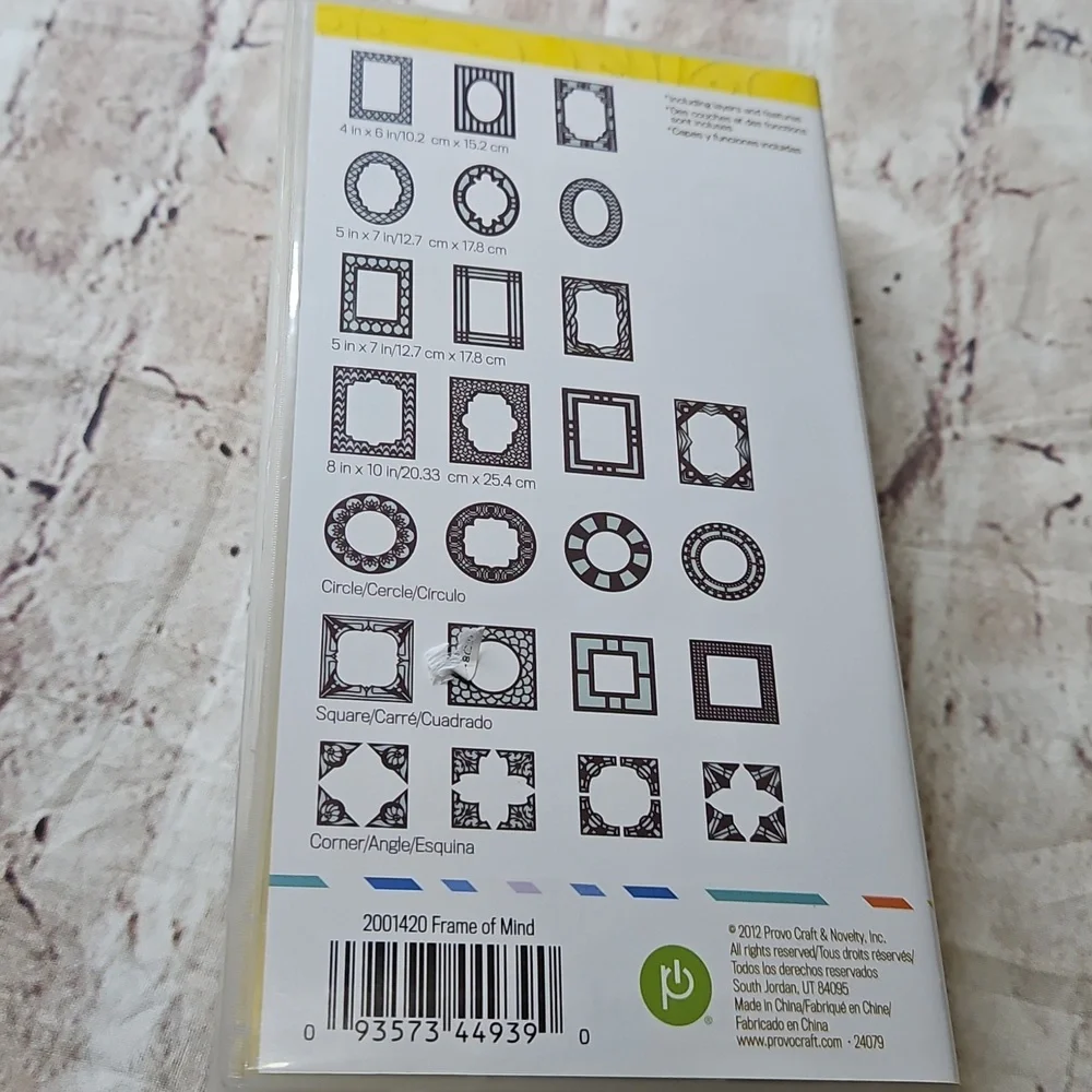 Cricut Art Cartridge Frame‎ Of Mind